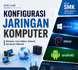 Konfigurasi IP Address Jaringan Komputer OS Windows, Linux Debian, Android, Router Mikrotik.