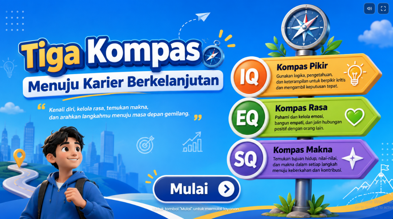Tiga Kompas IQ, EQ, SQ dan Hubungan dengan Persiapan Kerja bagi Peserta Didik