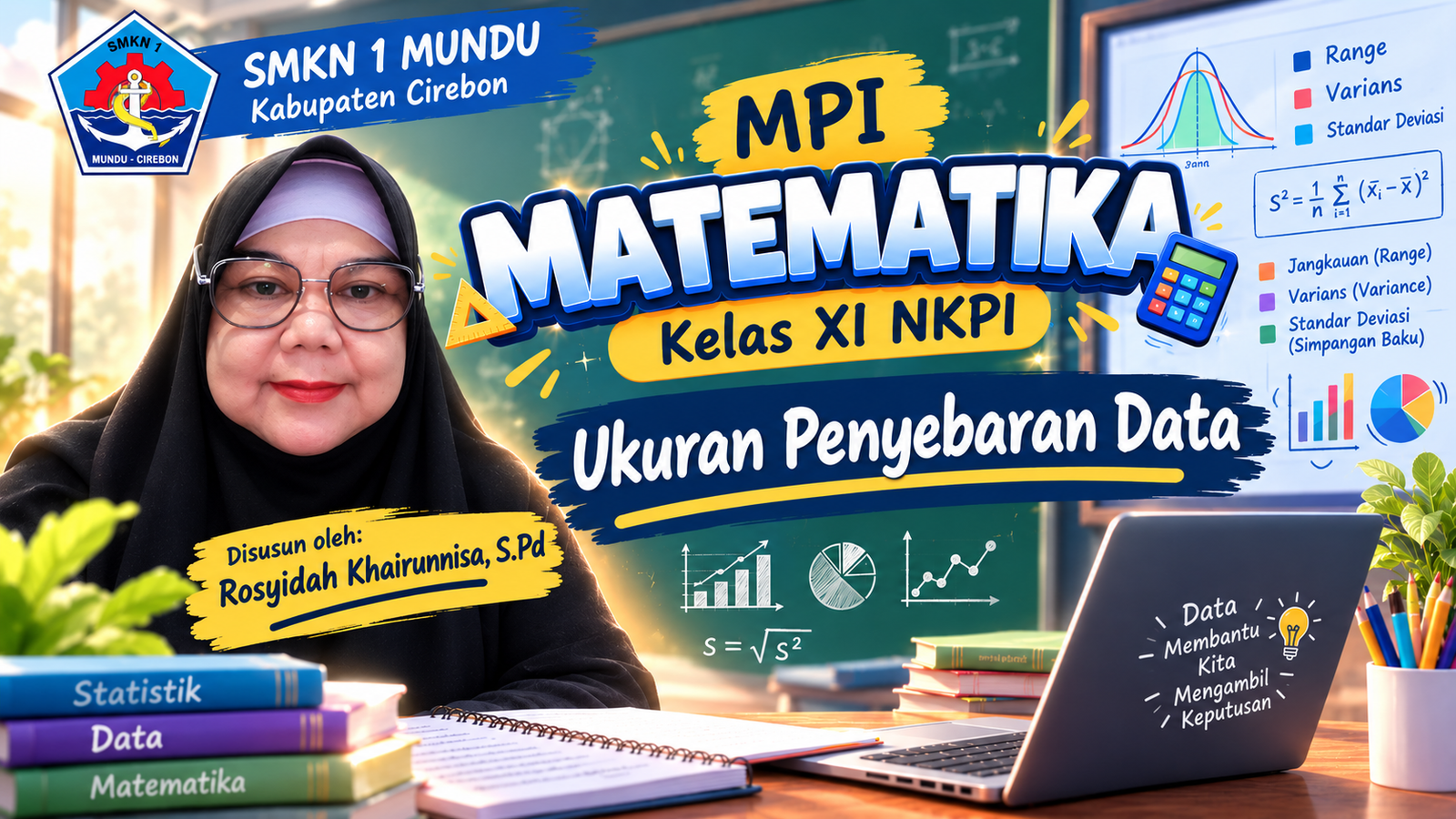 Media pembelajaran Ukuran penyebaran data