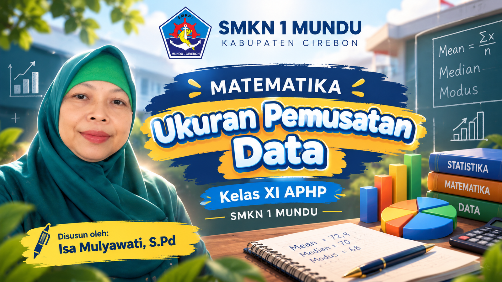 Media pembelajaran Ukuran pemusatan data