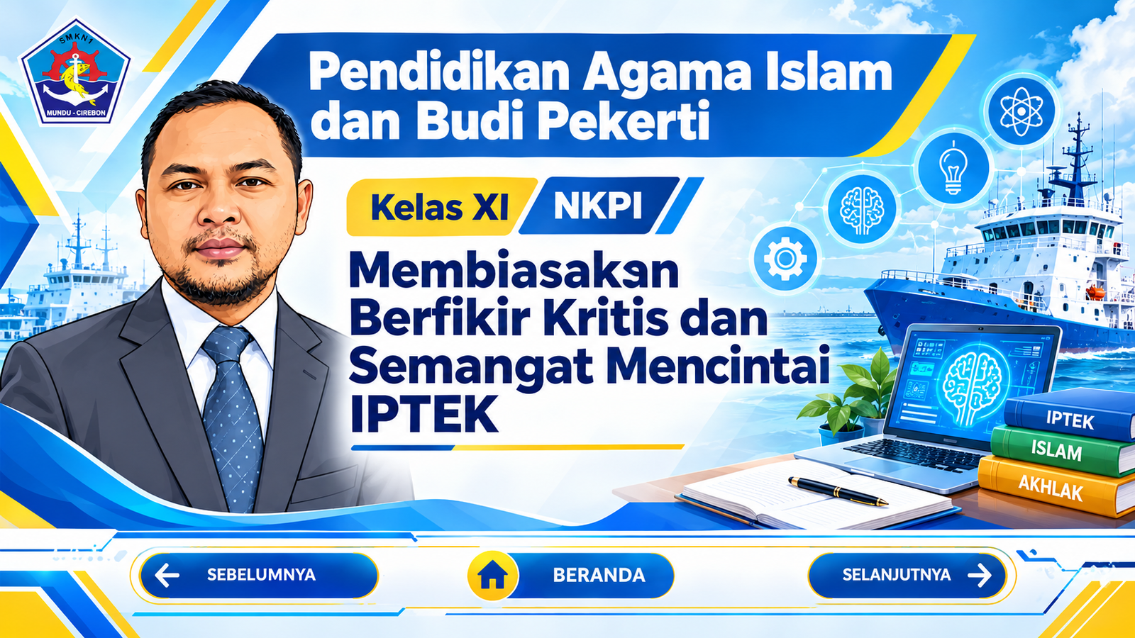 Membiasakan berfikir kritis dan semangat mencintai IPTEK